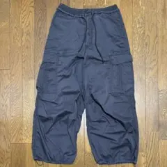 GU ネイビー カーゴパンツ