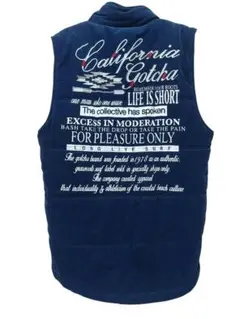 Gotcha ネイビー コーデュロイ ベスト