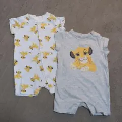 H&M ライオンキングロンパース 2点セット 1-2M