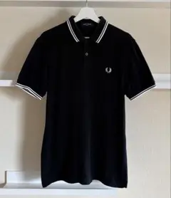 FRED PERRY ポロシャツ ブラック UK10 レディース - メルカリ