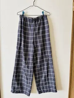 GU チェック柄 レディース カジュアルパンツ M
