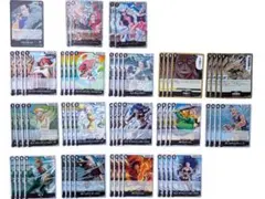 ワンピース カードゲーム 構築済み黒クロコダイルデッキパーツ 蒼海の七傑