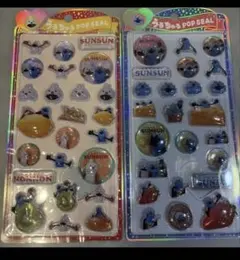 新品　パペットスンスンうるちゅるポップシール