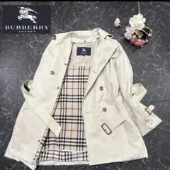 バーバリーロンドン　トレンチコート ノバチェック ショート丈 38 ライナー