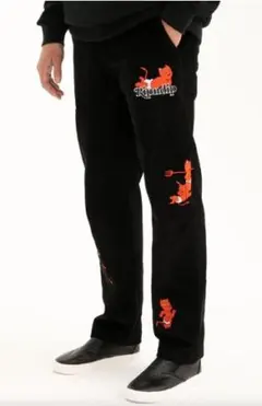 RIPNDIP/リップンディップ/デビルベビーコーデュロイパンツ/刺繍ロゴ