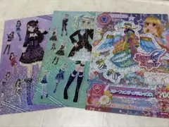 アイカツ　ガチャガチャ　クリアファイル
