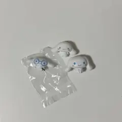 シナモロール ガチャガチャめがねっこちゃん ふわふわフロッキードール まちぼうけ