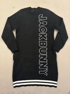 JACK BUNNY ブラック セーター ワンピース サイズ1(Ｓ)