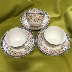 Montmartre EXCEED BON 花柄ティーカップセット 3個