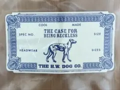 THE H.W.DOG&CO. エイチダブリュードッグアンドコー 紙タグ
