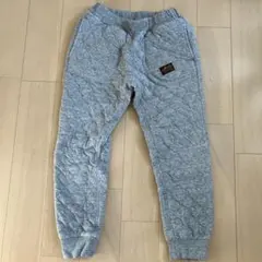 キルティング グレー 長ズボン