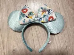 水色 ミニー カチューシャ