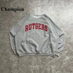 【Champion】チャンピオン（XL相当）カレッジロゴスウェット＊裏起毛