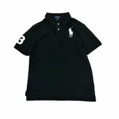 Ralph Lauren ビッグポニー ポロシャツ y2k swag ブラック - メルカリ