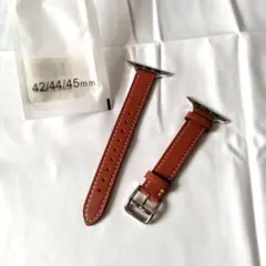 ✨新品✨アップルウォッチ用 watch 革製 レザー調 ウォッチベルト ブラウン