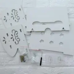 ★プロジェクターラック 壁掛け ホワイト 穴なし対応 29×29cm