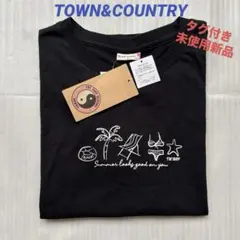 新品／TOWN&COUNTRY 半袖Tシャツ／レディースLのサムネイル