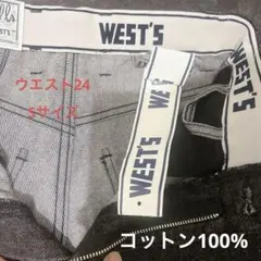 【新品タグ付】ウエストオーバーオールズ 801S ブラックデニム W24のサムネイル
