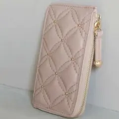 randa キルティング×スタッズ フラグメントケース　ピンク
