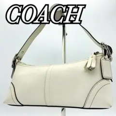 コーチ COACH ワンショルダー アクセサリーポーチ 肩掛け ホワイト
