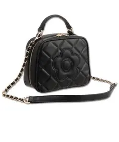 マリークワント スクエアキルトデイジーパッチ 2WAYショルダー