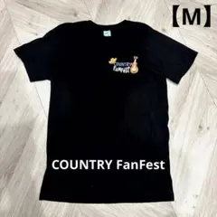 COUNTRY FanFest ブラック Tシャツ 【M】 楽器　音楽　アメリカのサムネイル