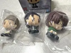 一番くじ 進撃の巨人 Ｈ賞 ちょこのっこフィギュア 3体セット＋おまけ少々