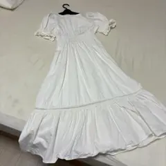 白ワンピース NICE CLAUP