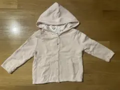 ラルフローレン　ピンク リバーシブルパーカー　80