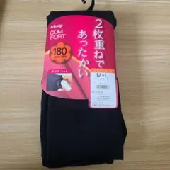 ATSUGI　アツギ コンフォート レギンス 180デニール M-L 　ブラック