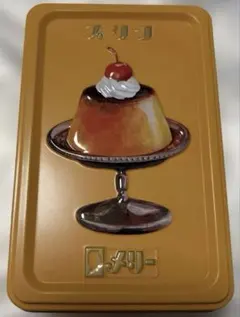 メリーチョコレート　プリン空き缶
