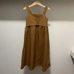 GU バックリボンキャミワンピース