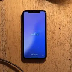 iPhone XR 64GB ブルー　画面割れ