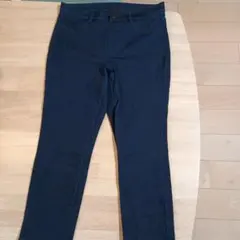 ユニクロ　レギンスパンツ　デニム　XL 八部丈