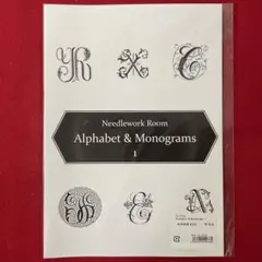 手芸図案 刺繍 ニードルワークルーム アルファベット ＆ モノグラム 1 福田彩