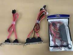 SATA-eSATA 変換ケーブル(PCIスロット用)Cyberplugs製×3 - メルカリ