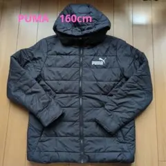 PUMA 黒 中綿ジャケット 160cm