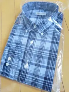 新品　シンプルライフ　チェックシャツL　長袖シャツLサイズのサムネイル