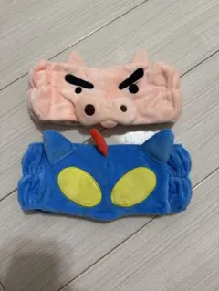 動物キャラクター ヘアバンド 2個セット