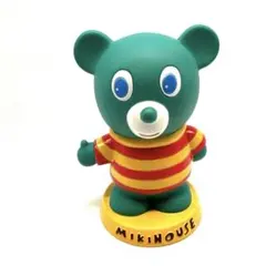 レトロ　ミキハウス　ノベルティ　くまのプッチー　ソフビ貯金箱のサムネイル