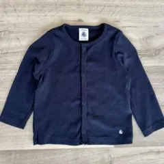 プチバトー カーディガン ベビー 12m 70/75cm