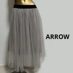 【5865】ARROW チュールスカート F グレーのサムネイル