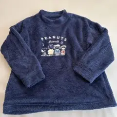 UNIQLO PEANUTS フリースパジャマ ネイビー