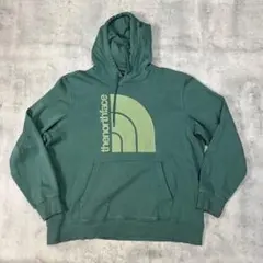the north face ノースフェイス パーカー ロゴ グリーン