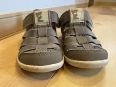 【お値下げ交渉お受けします】ifme キッズサンダル グレー 16センチ