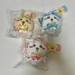 新品未開封 マスコットホルダー キラキラウィッシュ はなまるおばけ 3