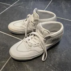 VANS ハーフキャブ HALF CAB 33DX ホワイトレザー 27.5㎝
