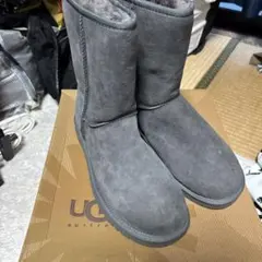 UGG W CLASSIC SHORT グレー 8サイズ