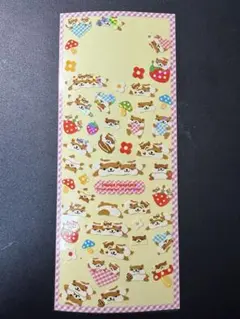 【平成レトロ・激レア】ハムスター イチゴ キノコ キラキラシール