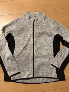 マークニューヨーク シンプル ジップアップジャケット　グレー　LLサイズ